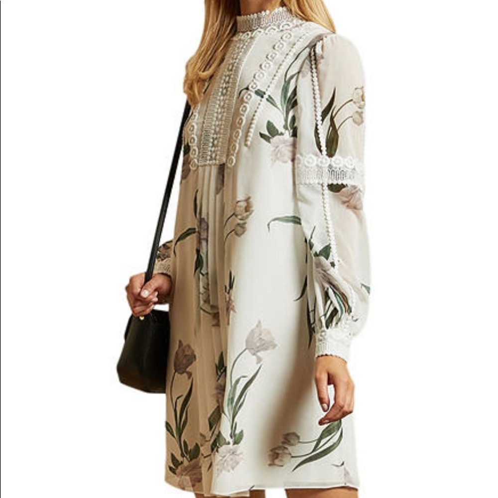 Ted Baker Leyora Lace Long Sleeve Dress